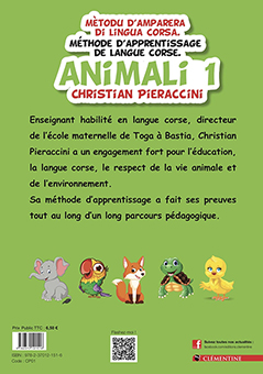ANIMALI 1 : METHODE D’APPRENTISSAGE DE LANGUE CORSE - Christian Pieraccini