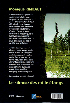 LE SILENCE DES MILLE ETANG - Monique RIMBAUT